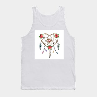 Heart shaped dream catcher Tank Top